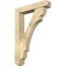 Ekena Millwork Olympic Craftsman Rough Sawn Bracket w/ Offset Brace, Douglas Fir, 6"W x 30"D x 42"H BKT0604X30X42OLY04RDF - alternate 1